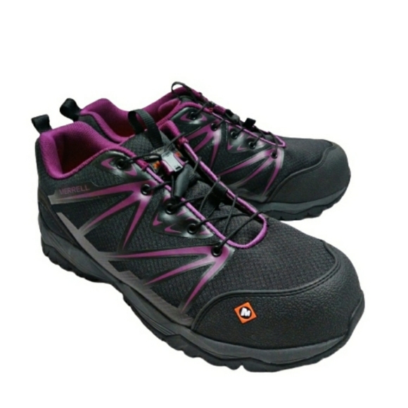 merrell non slip work shoes